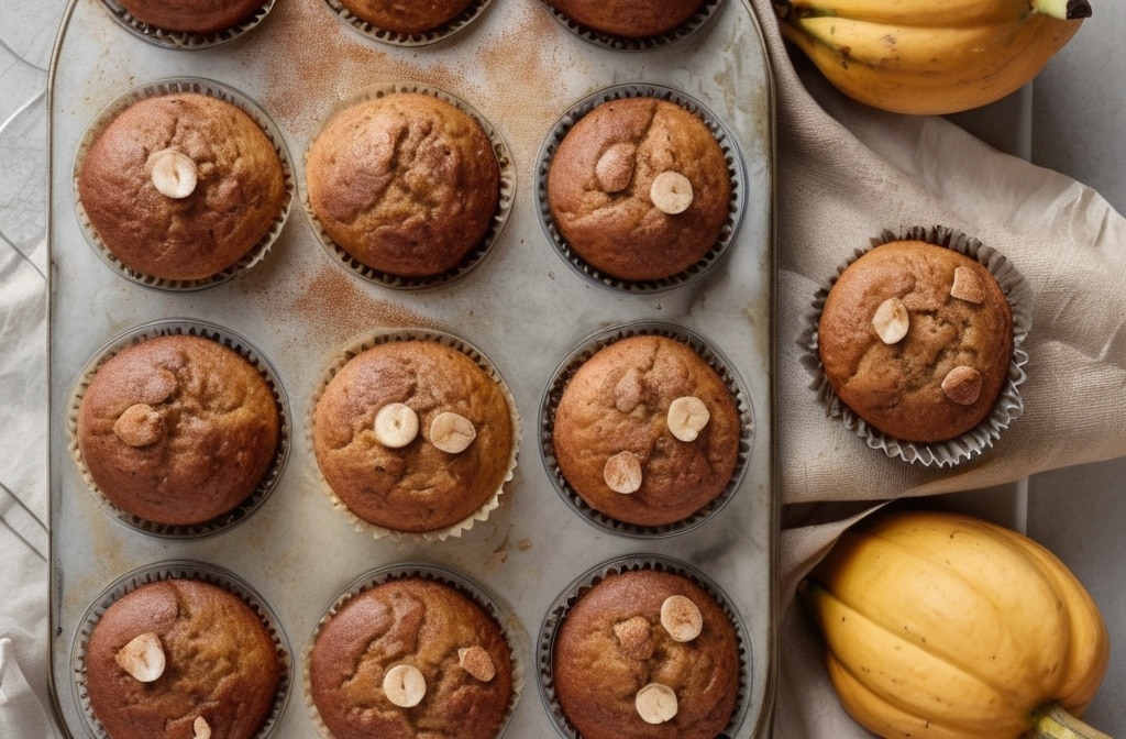 Banana Pumpkin Muffins