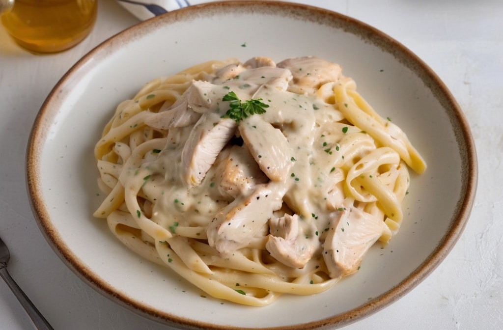 Chicken Alfredo Recipe with Jar Sauce