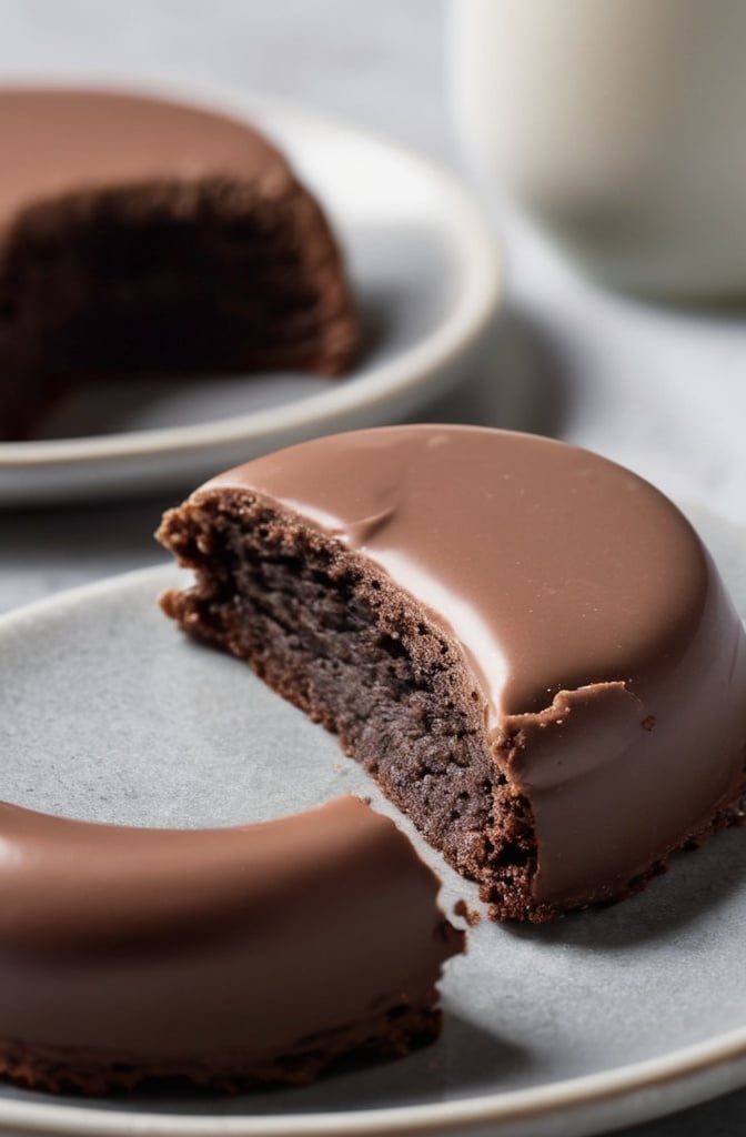 Chocolate Half Moon Cookies