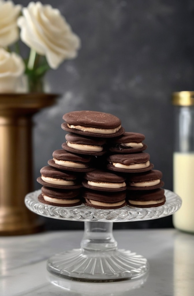 Chocolate Half Moon Cookies