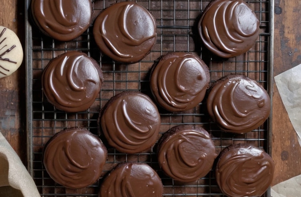 Chocolate Half Moon Cookies