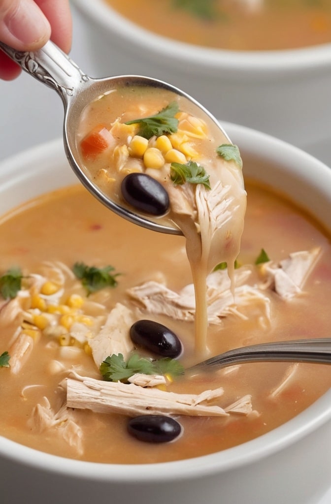 Creamy Chicken Tortilla Soup