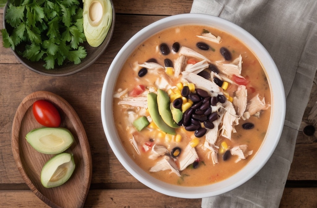 Creamy Chicken Tortilla Soup