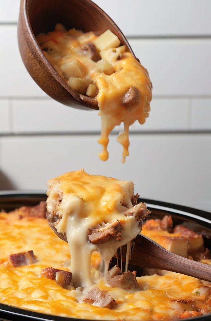 Crockpot Cowboy Casserole Slow Cooker Meal