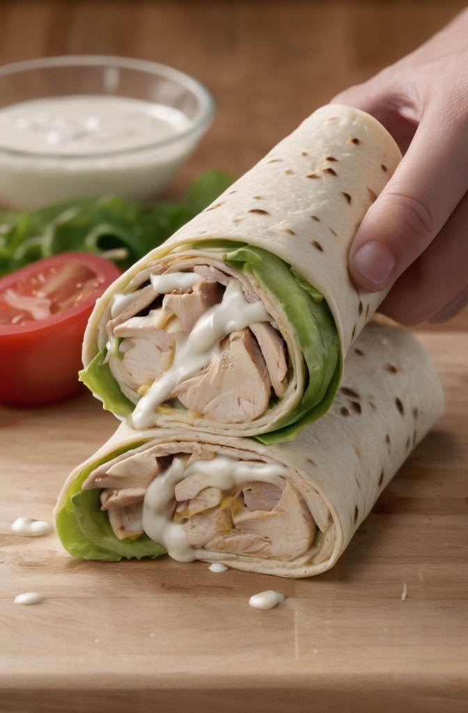 Chicken Ranch Wraps