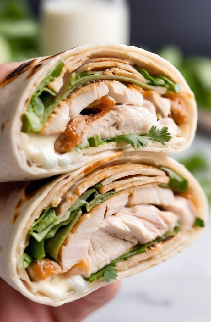 Chicken Ranch Wraps