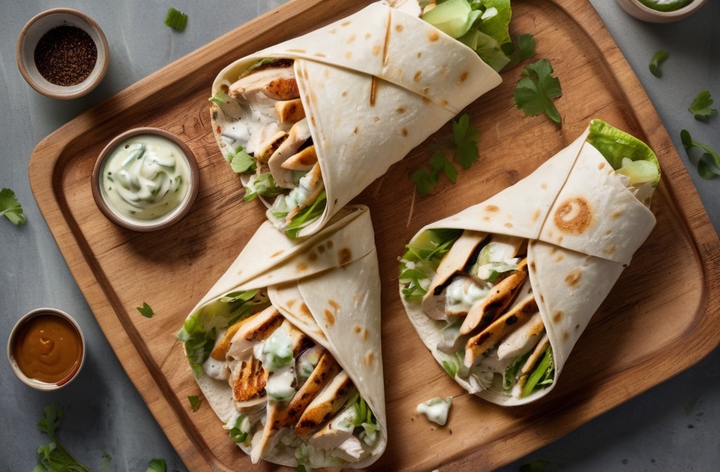 Chicken Ranch Wraps