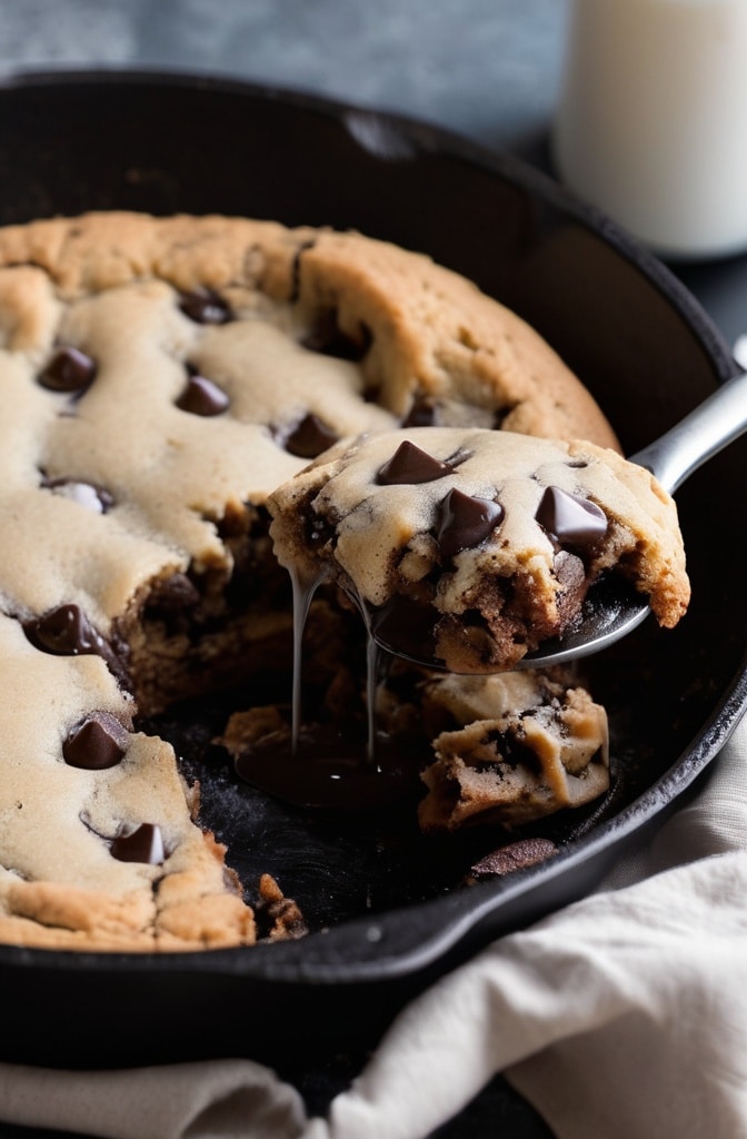 Chocolate Chip Skillet Cookie