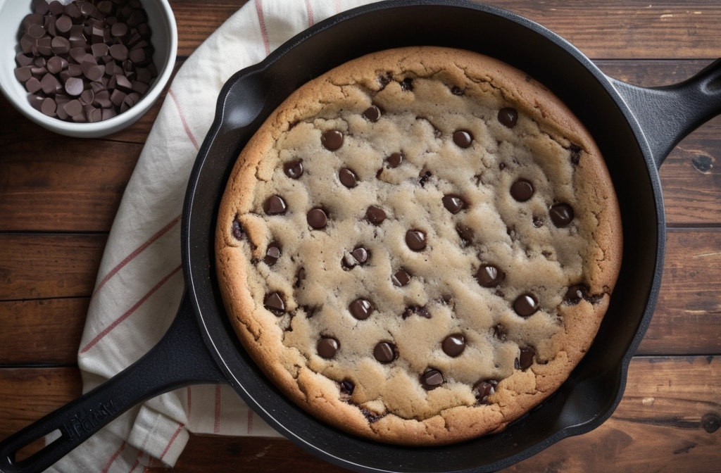 Chocolate Chip Skillet Cookie