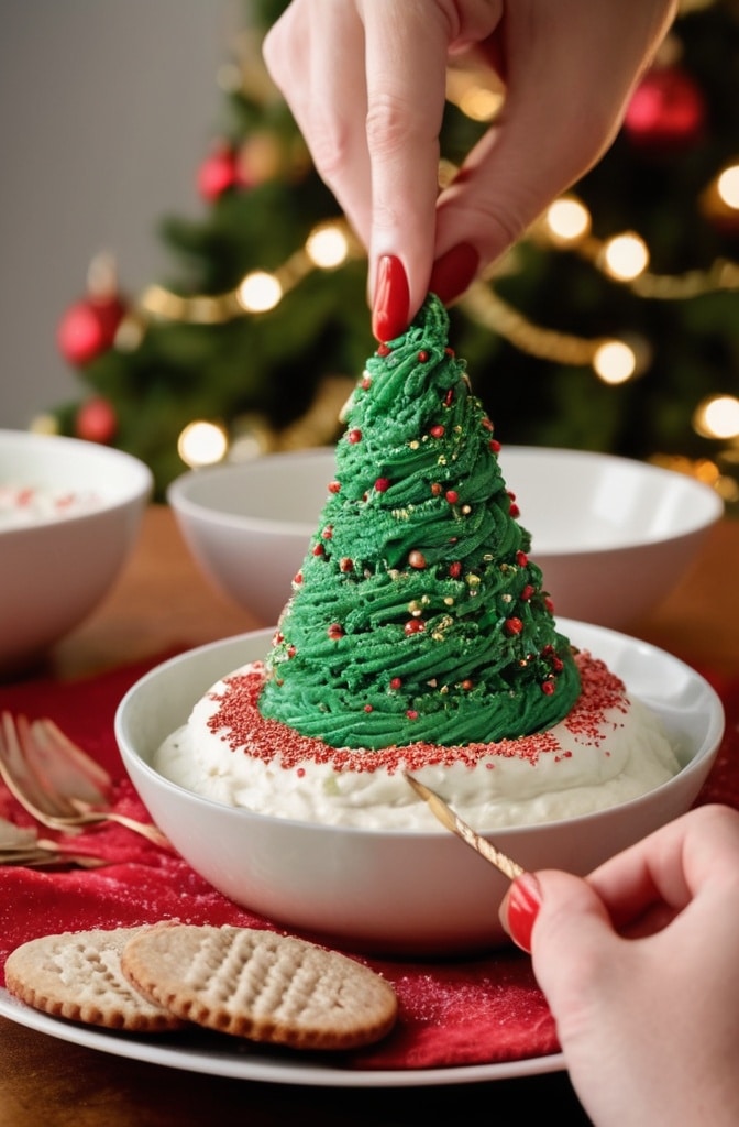 Christmas Tree Cake Dip