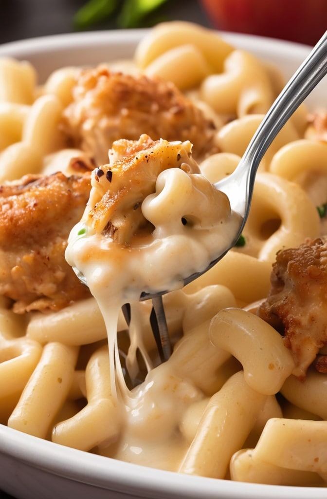 Copycat Applebee’s Honey Pepper Chicken Mac and Cheese