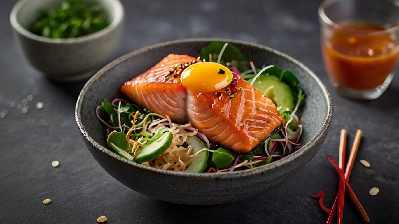 Crispy Spicy Salmon Bowls