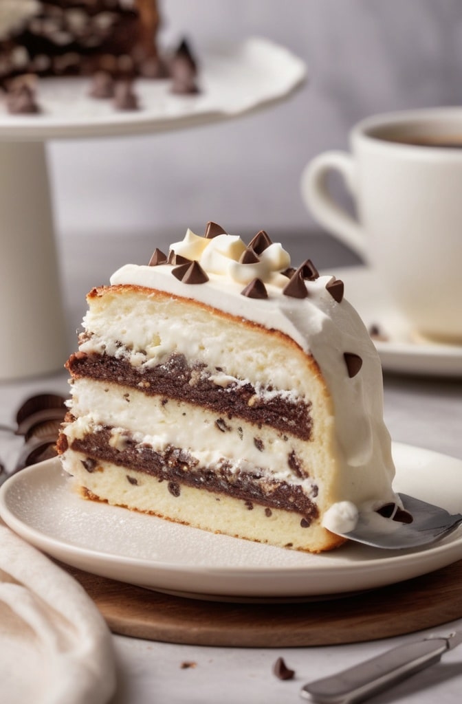 EASY CANNOLI CAKE