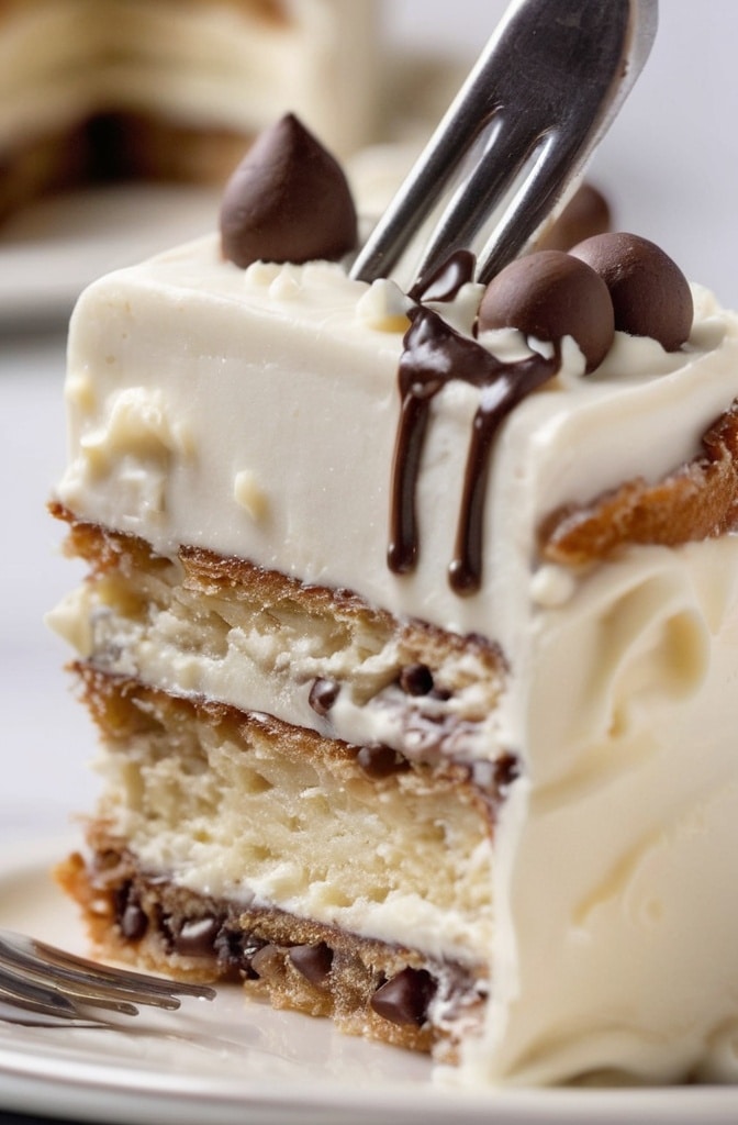 EASY CANNOLI CAKE