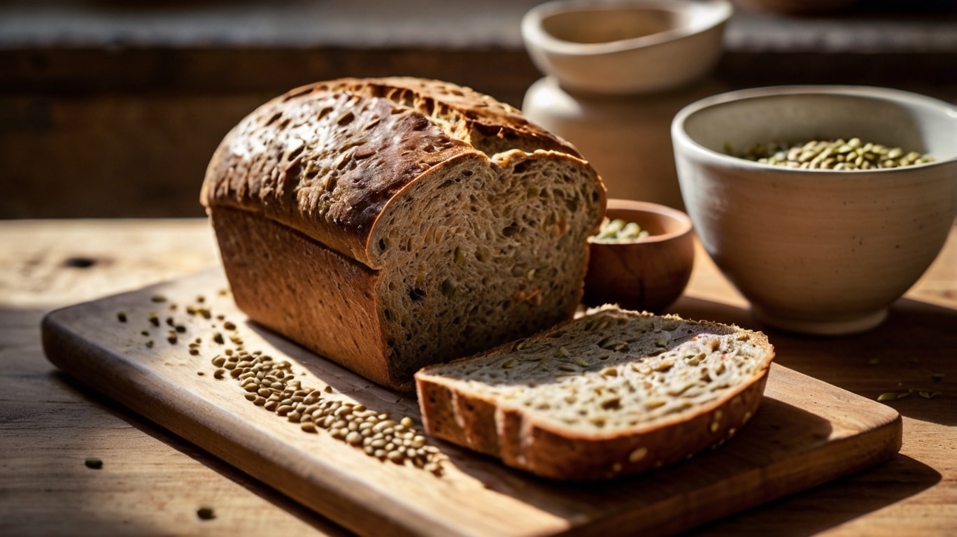 EASY LENTIL BREAD (GLUTEN FREE + VEGAN)