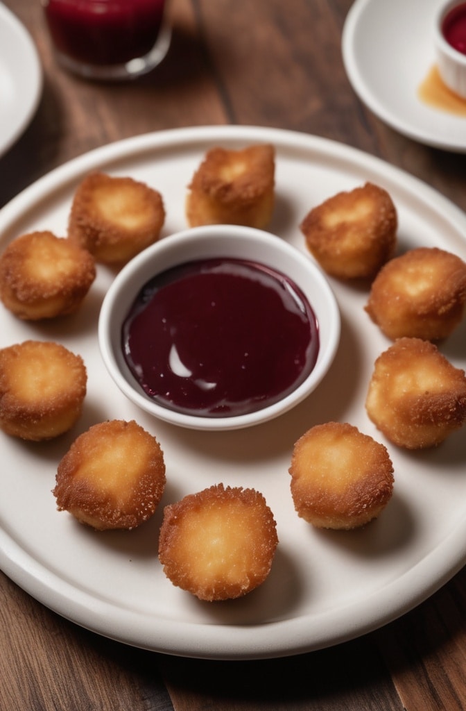 FRIED CHEESECAKE BITES
