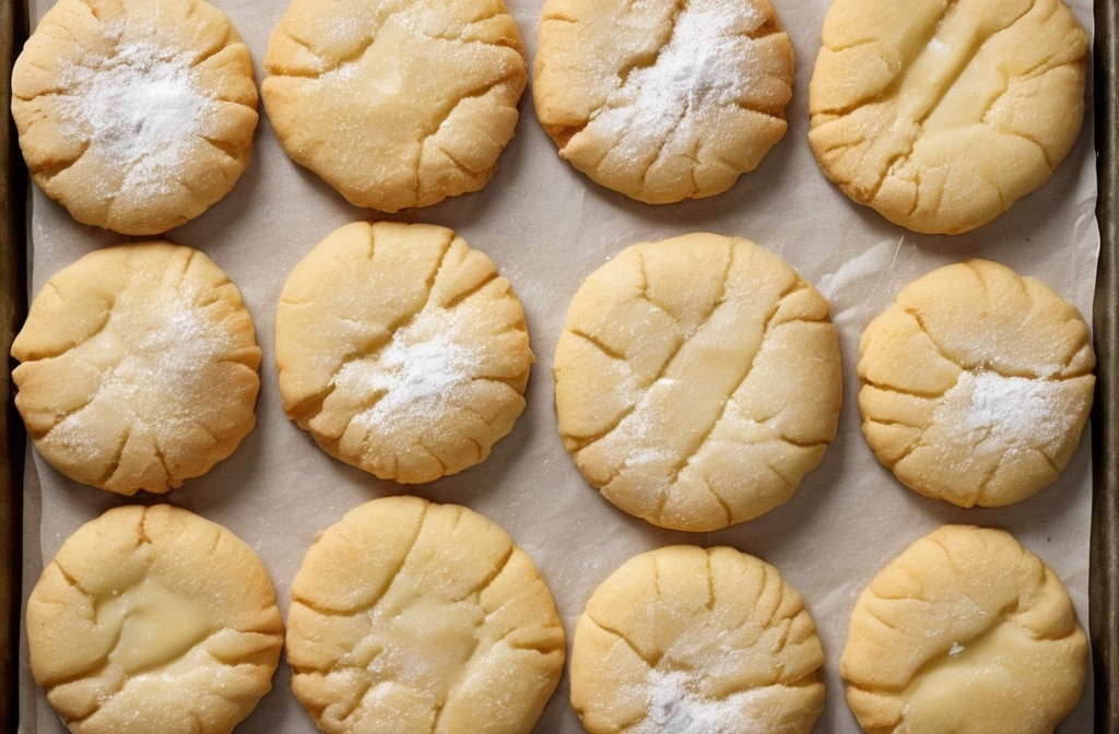 GOOEY BUTTER COOKIES MADE FROM SCRATCH