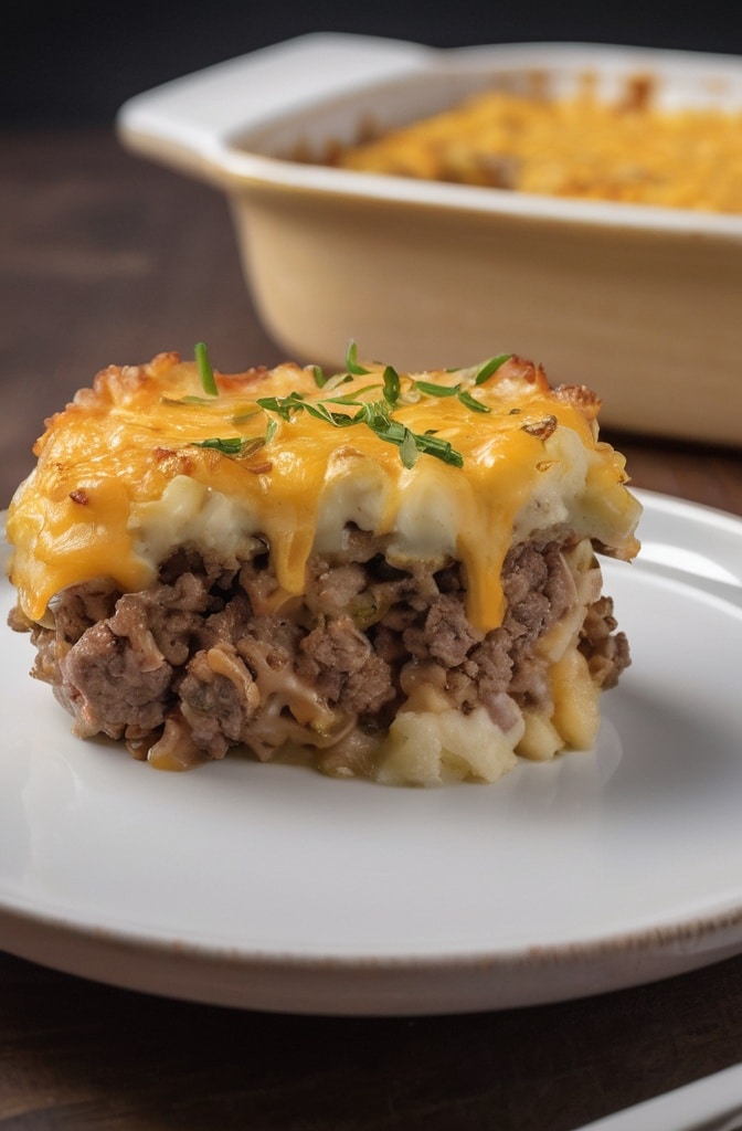 Hamburger Potato Casserole