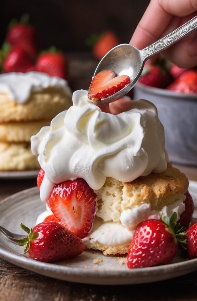 Homemade Strawberry Shortcake