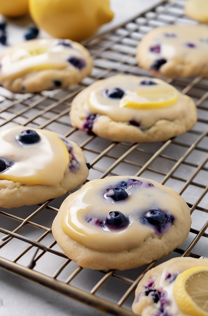 Lemon Blueberry Cookies