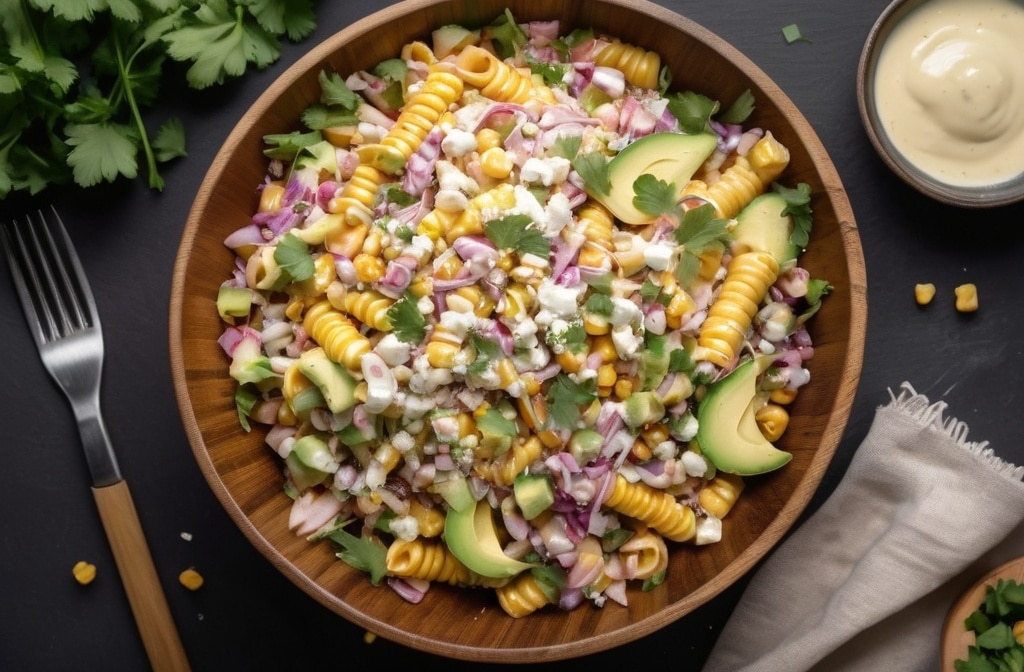 Mexican Street Corn Pasta Salad