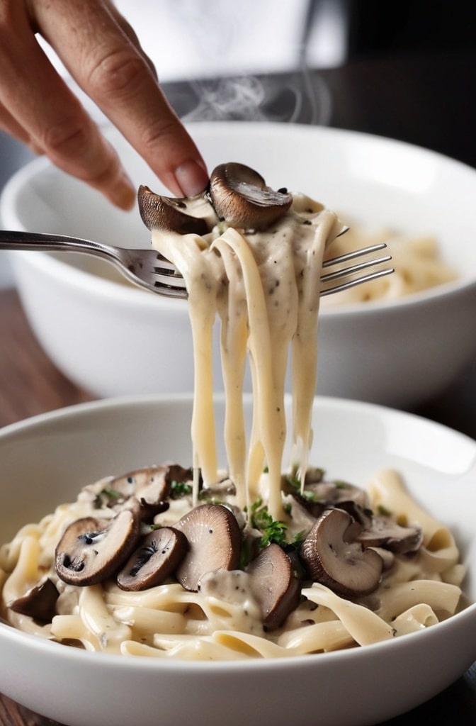 Mushroom Alfredo Sauce