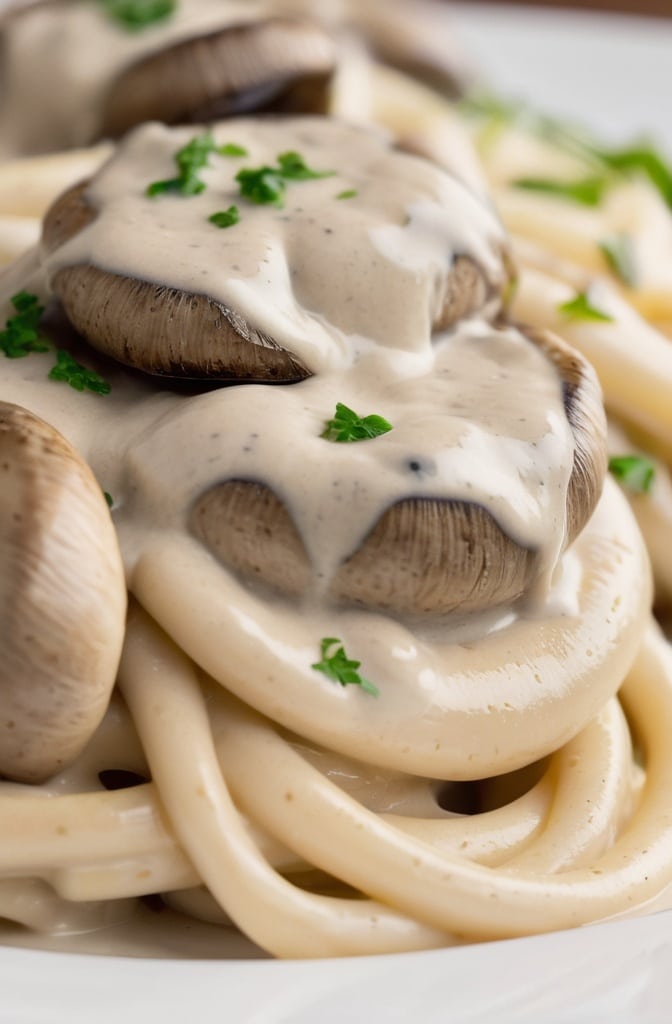 Mushroom Alfredo Sauce