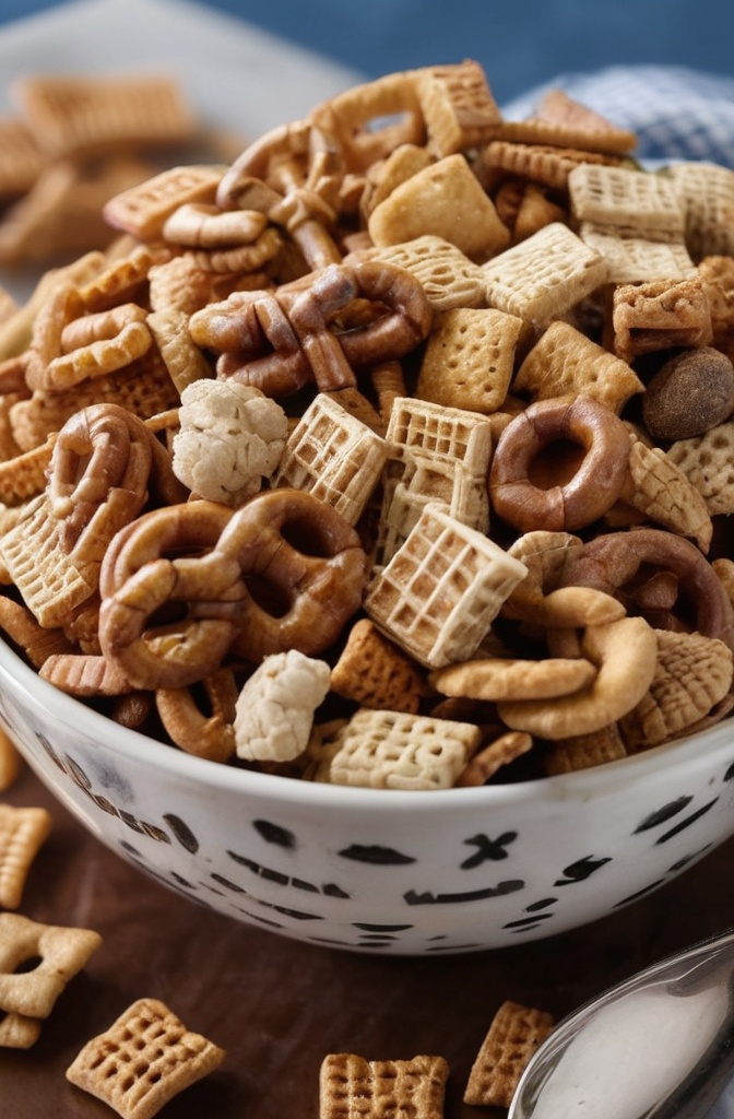 Oven Baked Chex Mix