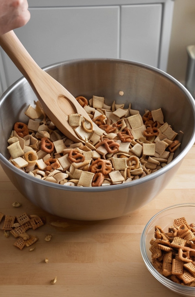 Oven Baked Chex Mix