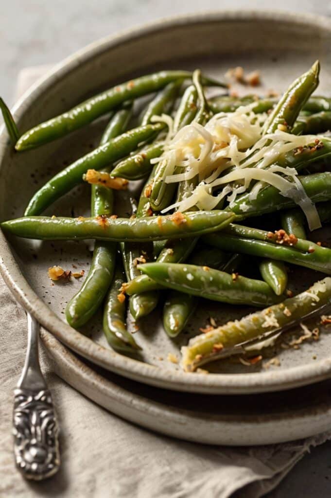 Roasted Parmesan Green Beans
