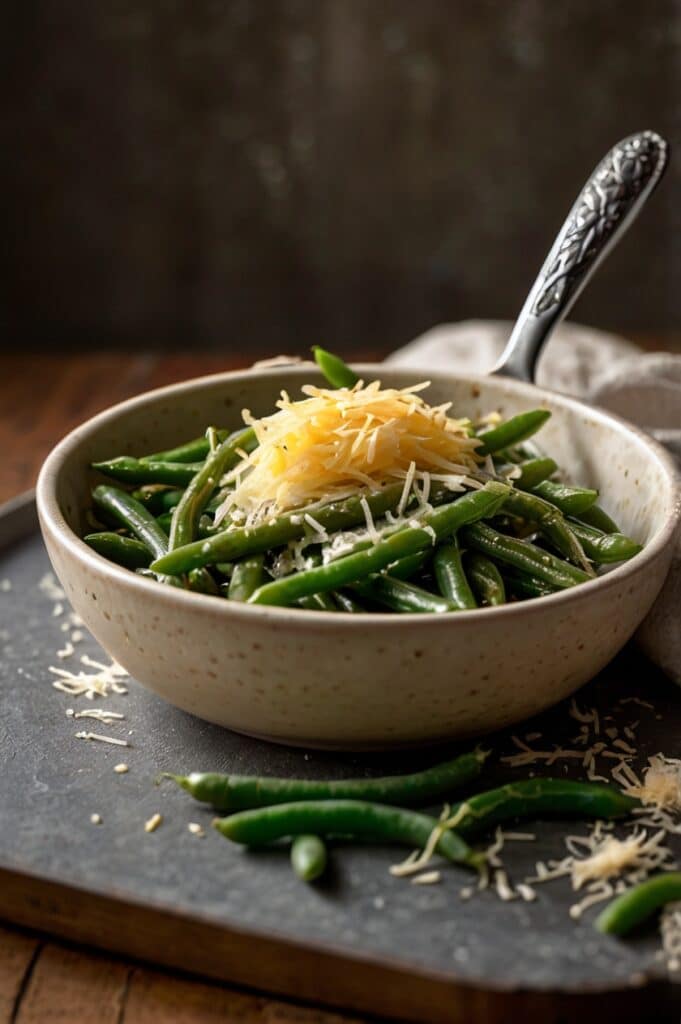 Roasted Parmesan Green Beans