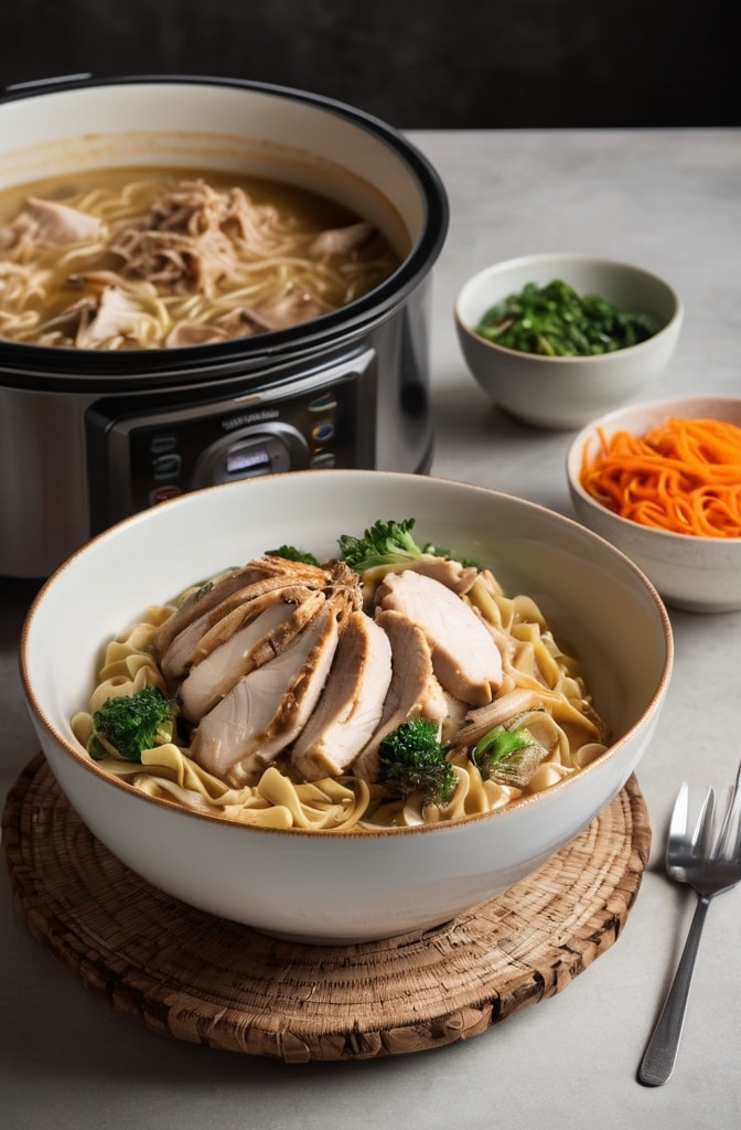Slow Cooker Chicken and Noodles