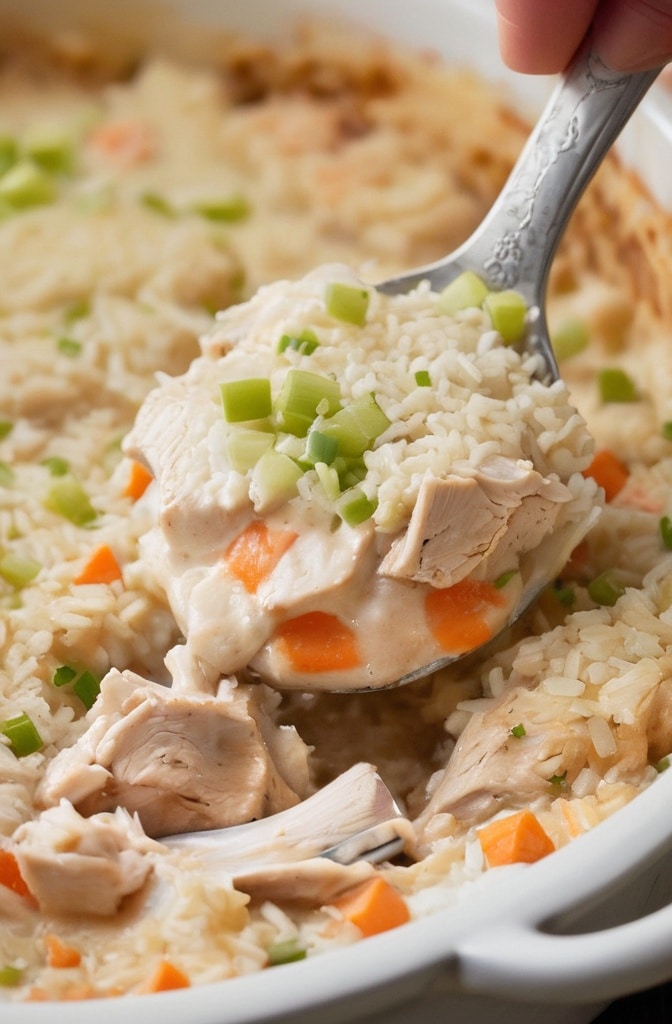 Old-Fashioned Chicken and Rice Casserole