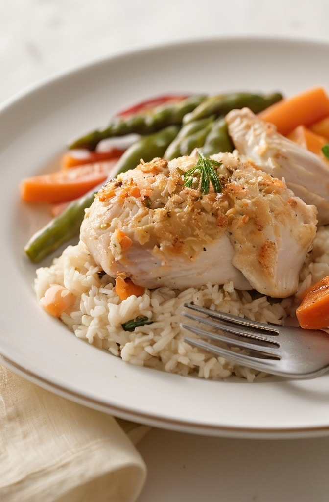 Old-Fashioned Chicken and Rice Casserole