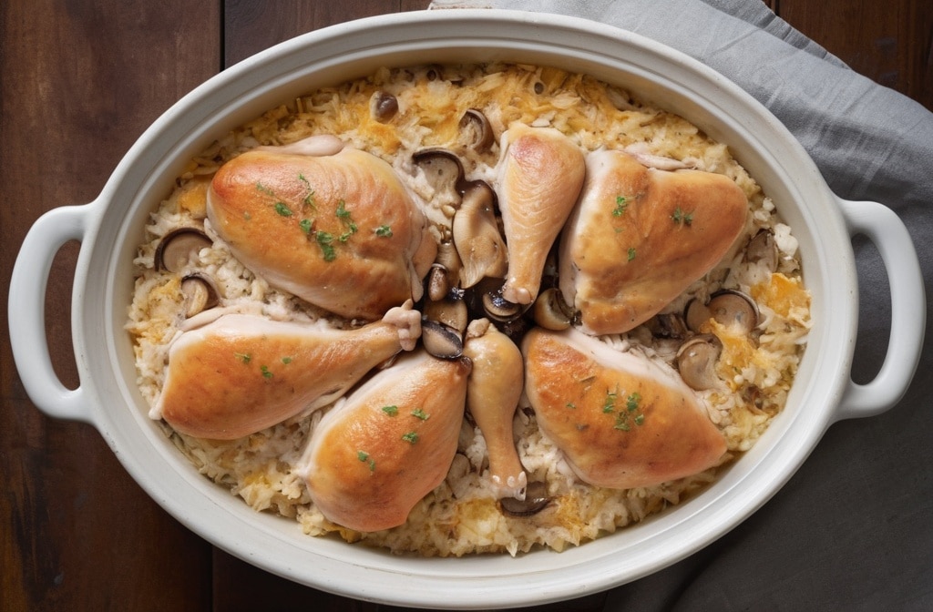 Old-Fashioned Chicken and Rice Casserole