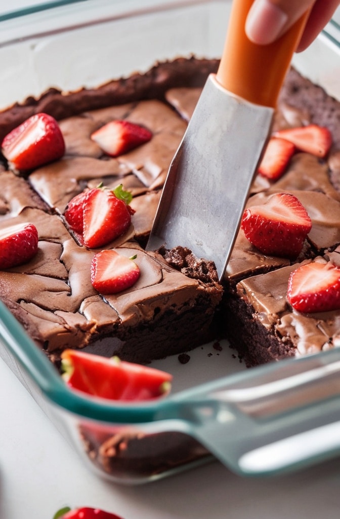 Strawberry Cheesecake Brownies