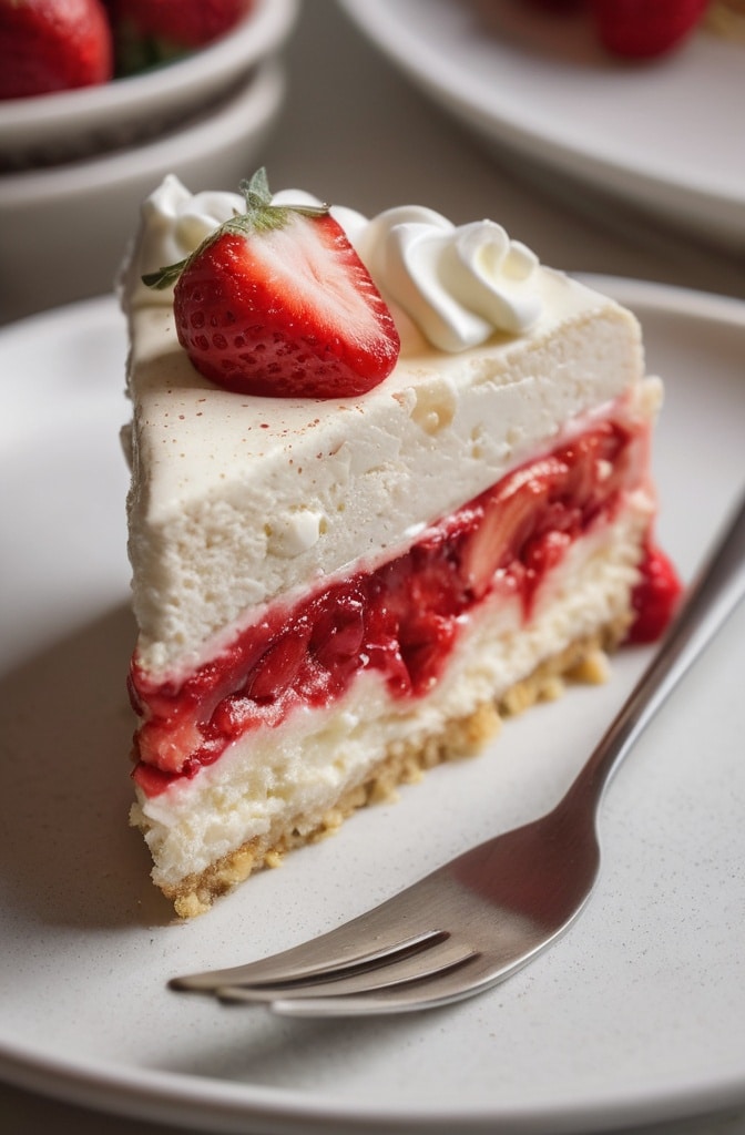 Strawberry Cheesecake Cake Earthquake Cake