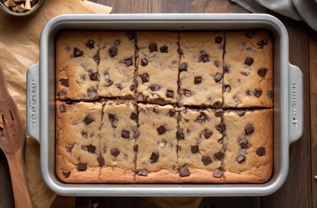 Toffee Chocolate Chip Cookie Bars