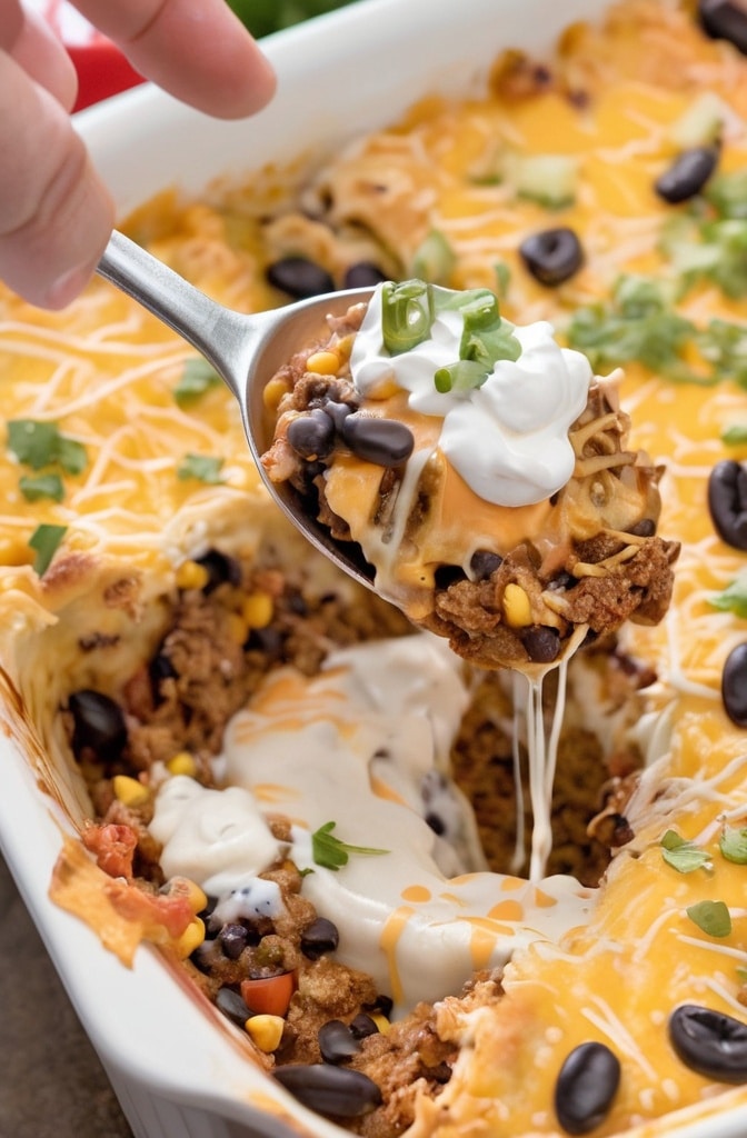 Walking Taco Casserole