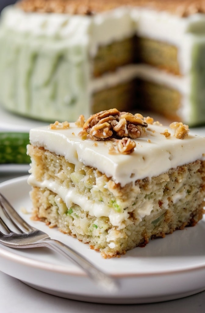 Zucchini Cake with Cream Cheese Frosting