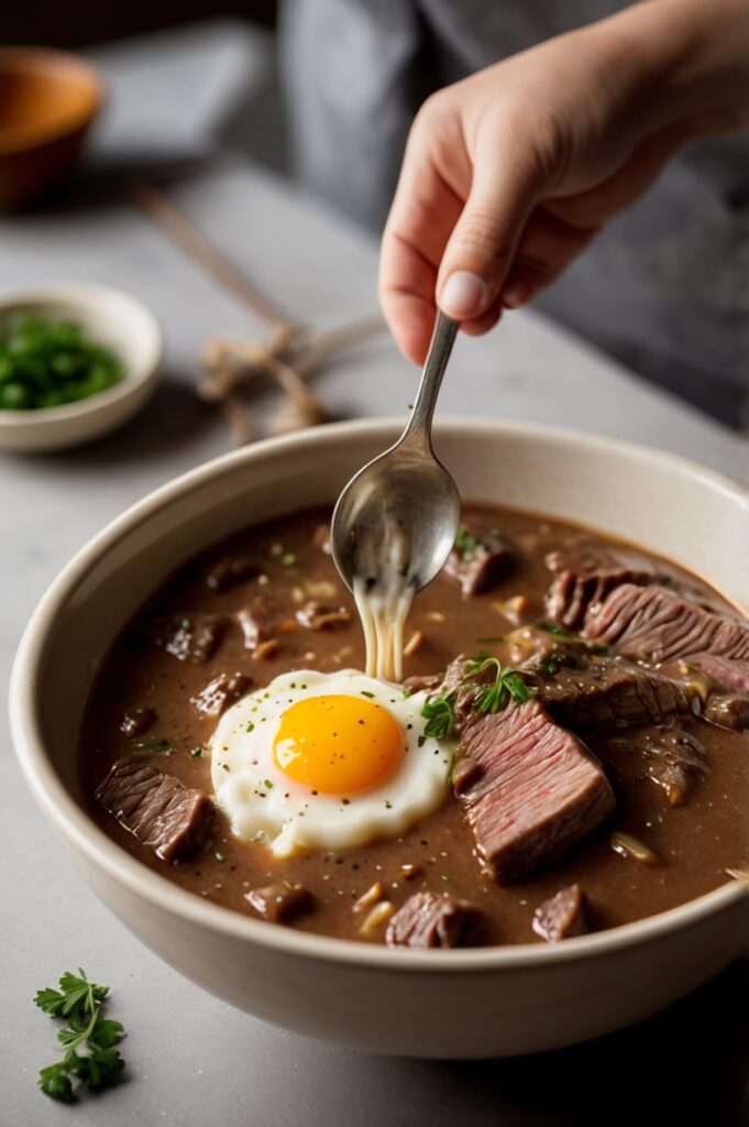 Hearty Crockpot Beef Tips and Noodles Recipe