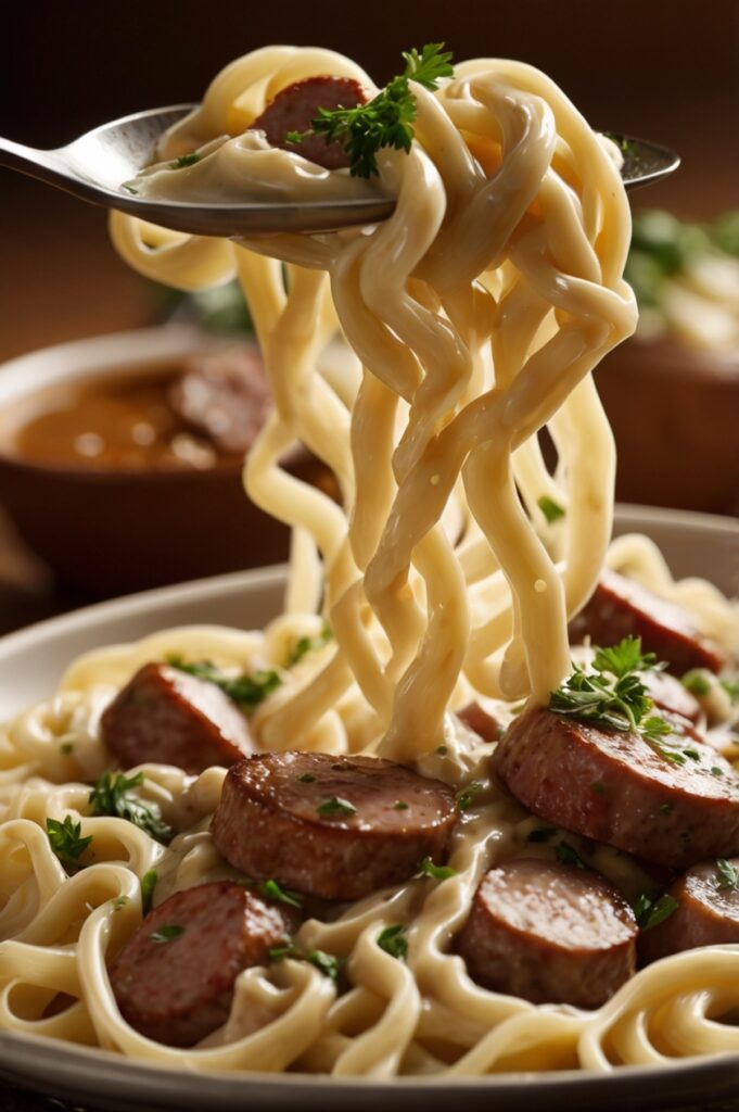 Creamy Sausage Alfredo