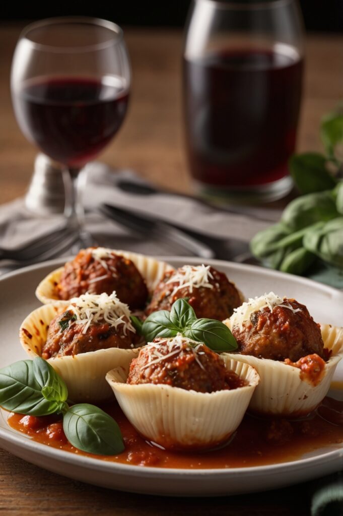 Hearty Stuffed Shells & Meatball Bake