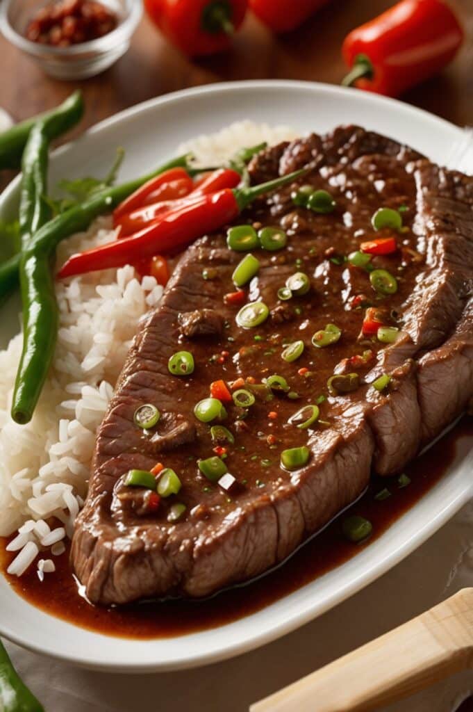 Slow-Cooked Pepper Steak