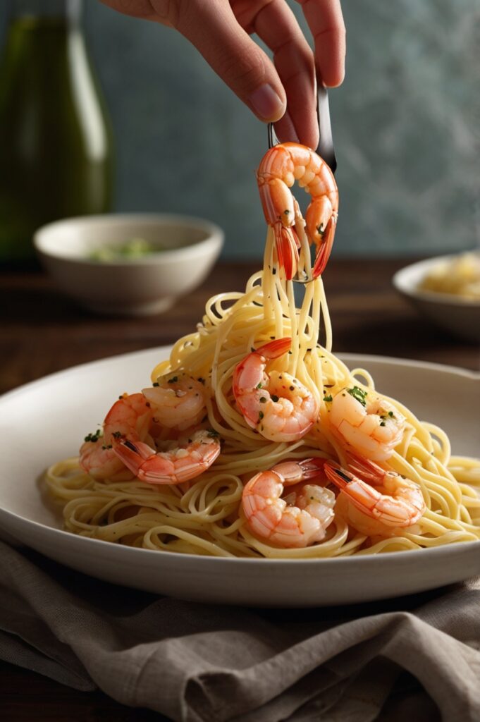 Shrimp Scampi with Pasta