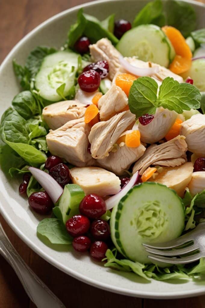 Fresh & Flavorful Asian Chicken Cranberry Salad