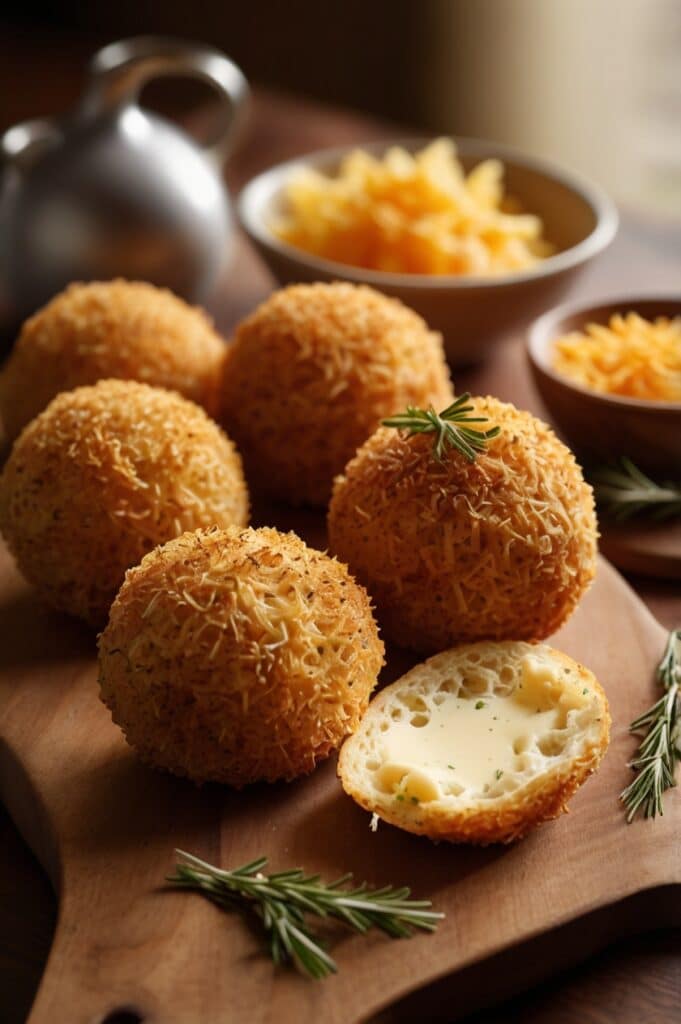Crispy Baked Potato Cheese Balls