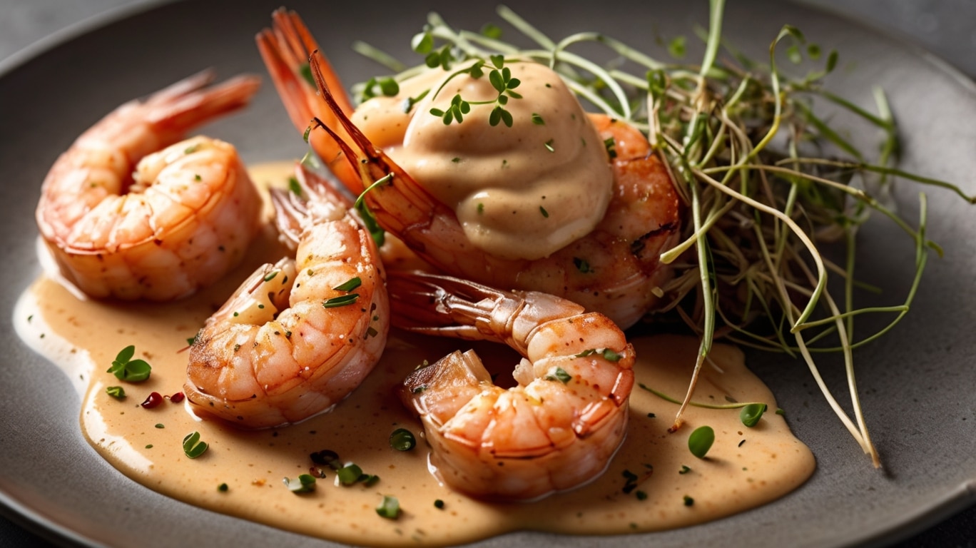 Steak in Creamy Cajun Shrimp Sauce