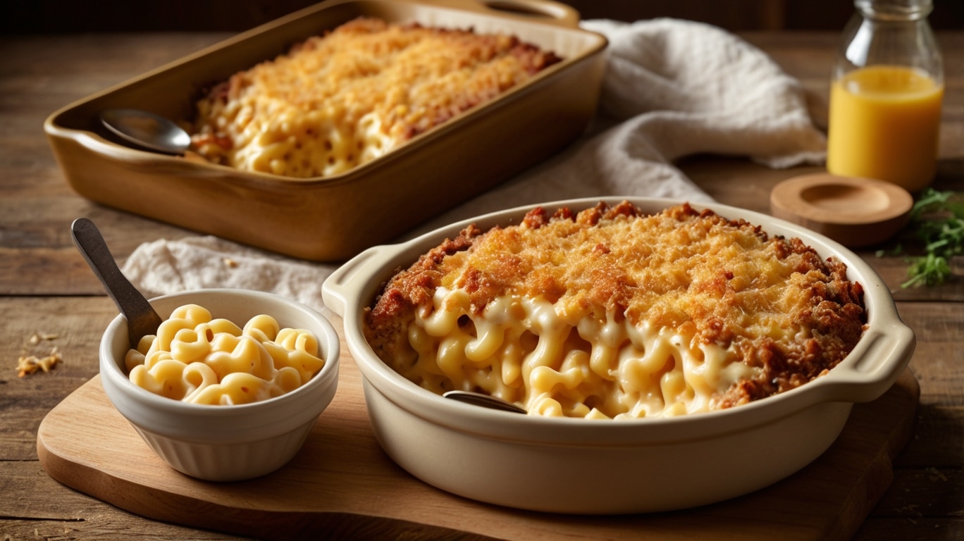 Mac and Cheese Meatloaf Casserole