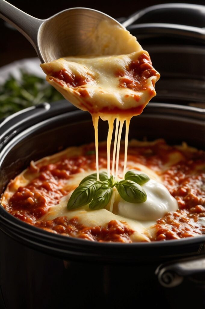 Slow Cooker Ravioli Lasagna